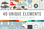 Wildlife Adventure Clipart Set, a Graphic by Ink + Eye (Thumbnail 2 of 5)