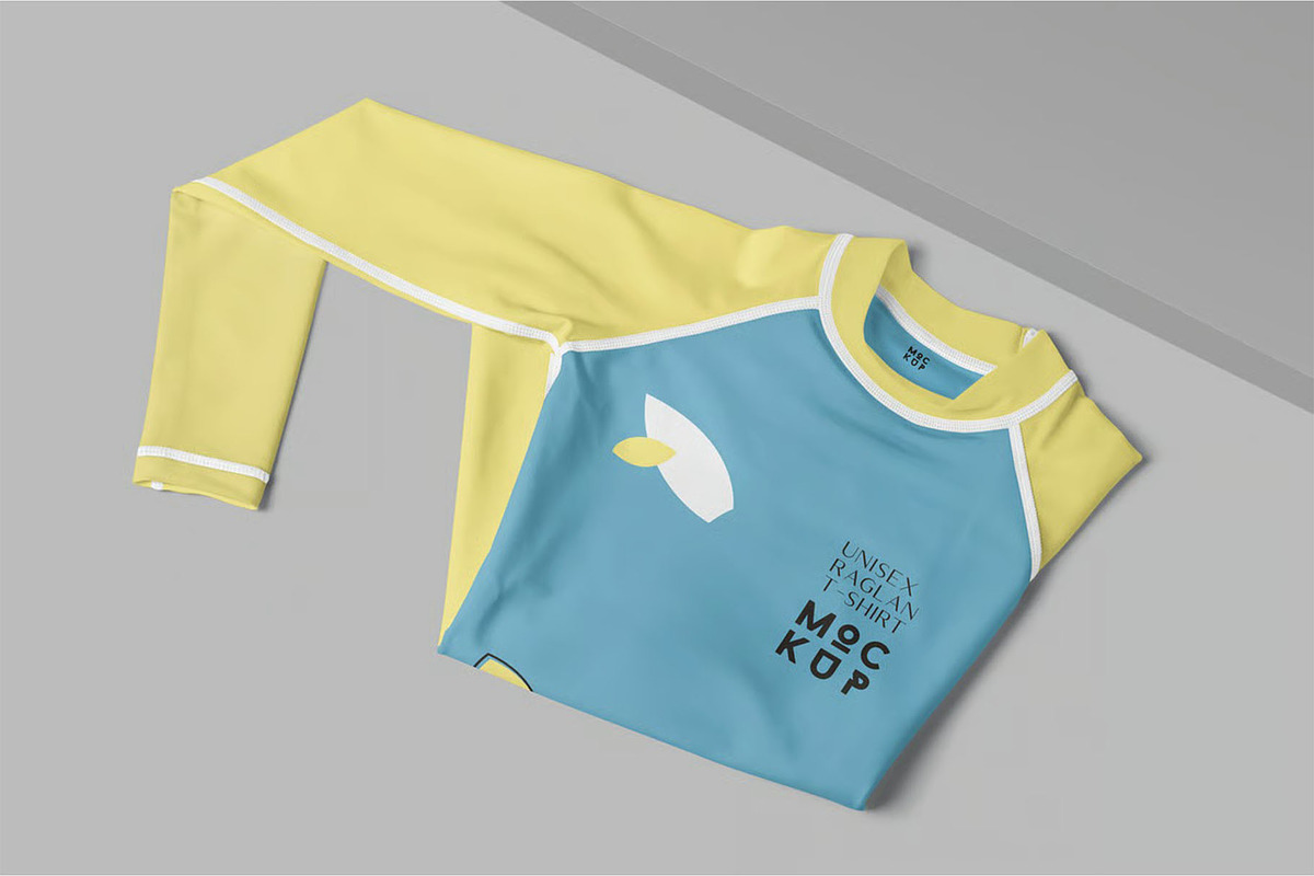 Unisex Raglan Tshirt Mockups, a Shirt Mockup by megostudi0 (Photo 3 of 7)
