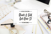Blush & Gold Feminine Desktop S1, a Business Photo by OhTilly (Thumbnail 1 of 4)