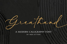 Greathand Font