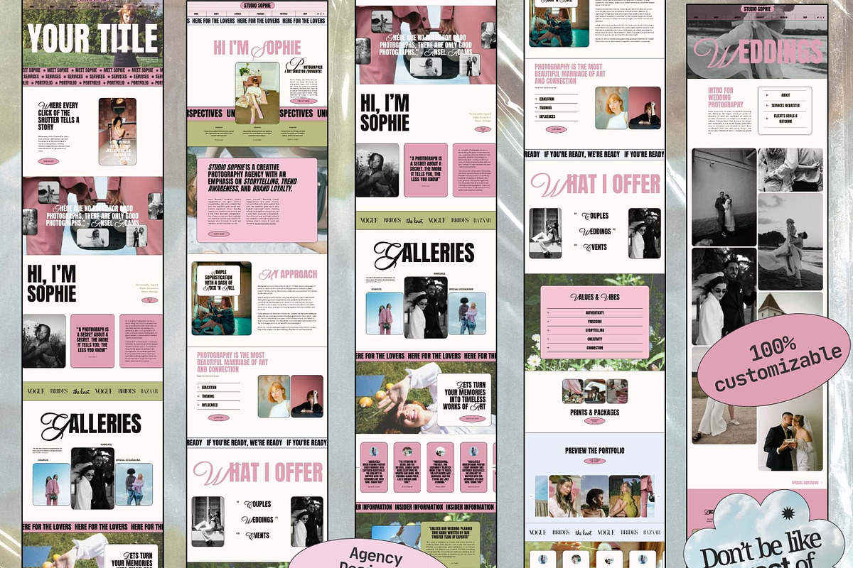 Photography Website Template, a Templates & Theme by Kill Vanilla Studio (Photo 3 of 9)