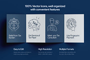 Animated Money and Taxation Icon Set, an Outline Icon by Prosymbols (Thumbnail 2 of 4)