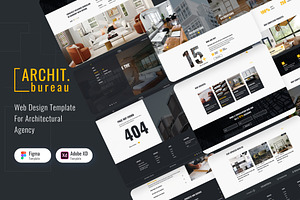 Archit.bureau- Template Figma And XD