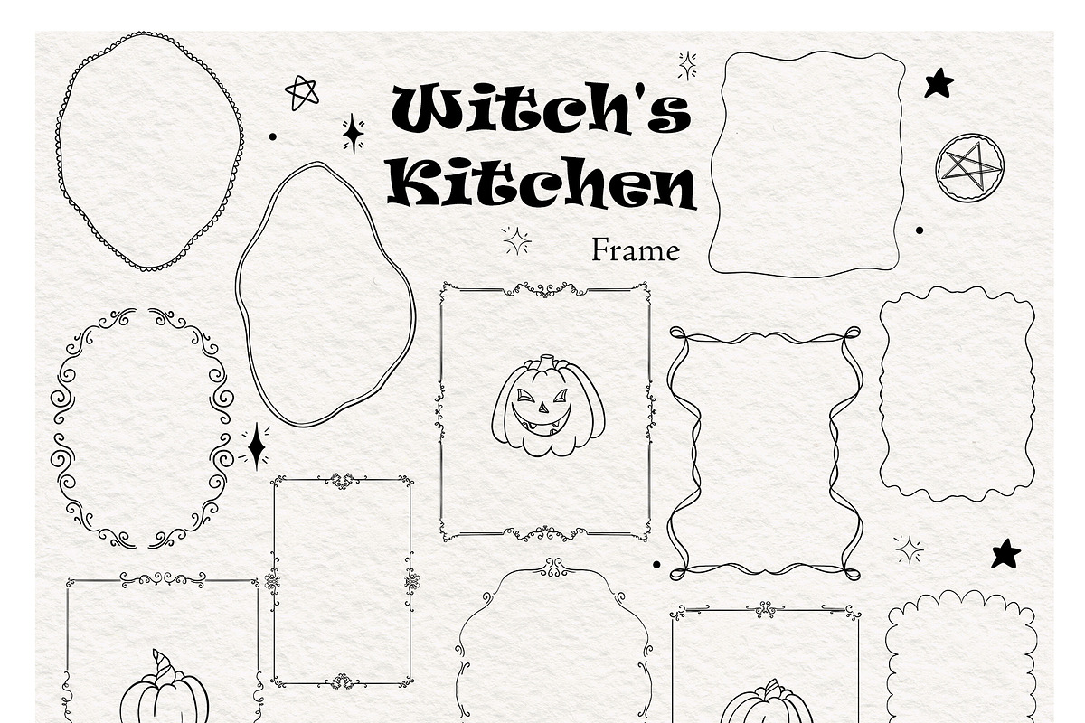 Witch's Kitchen. Hand draw graphic, an Object Illustration by ma_i_vi (Photo 6 of 12)