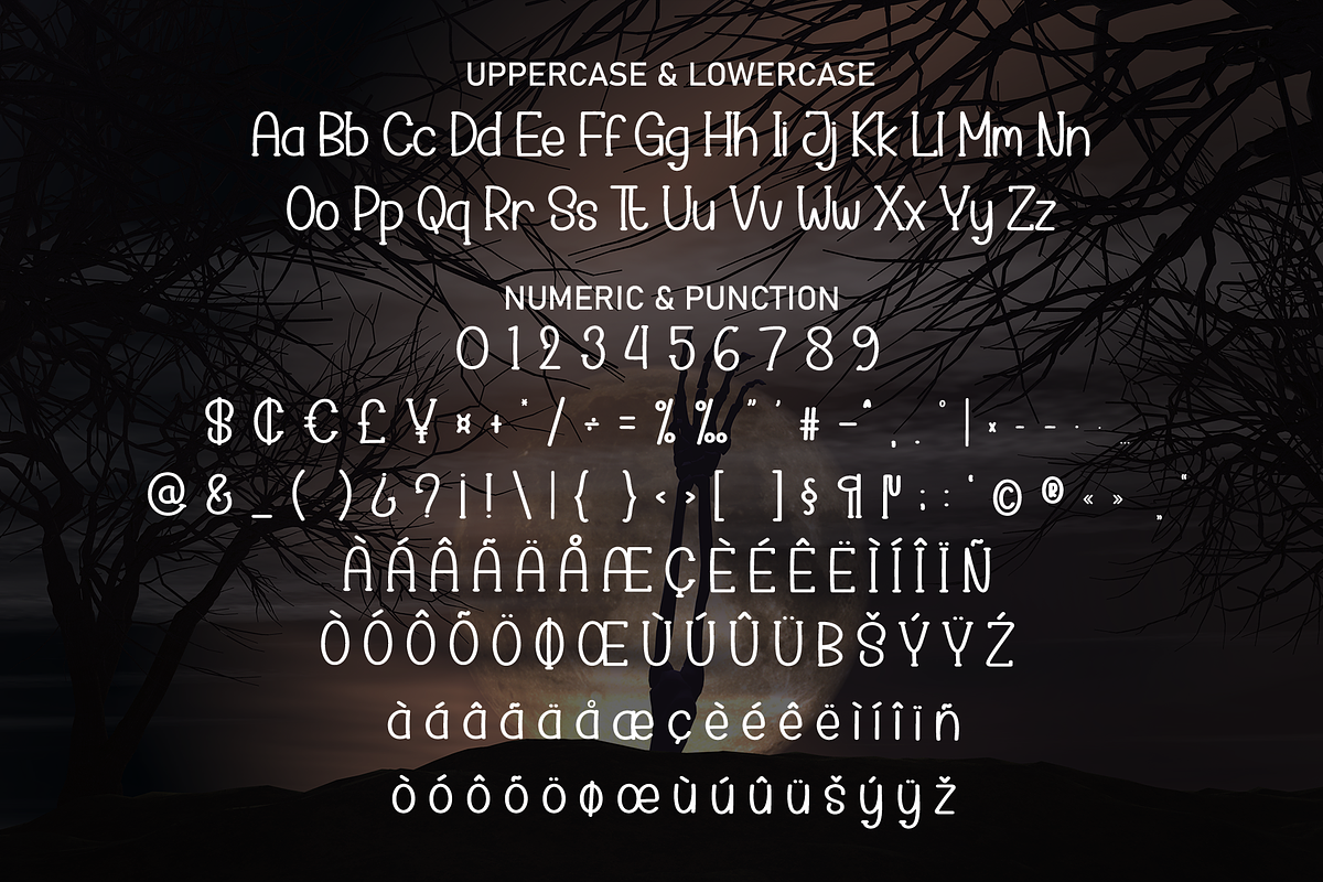 Night Spooky | Script Font, a Script Font by Scratchones (Photo 7 of 8)