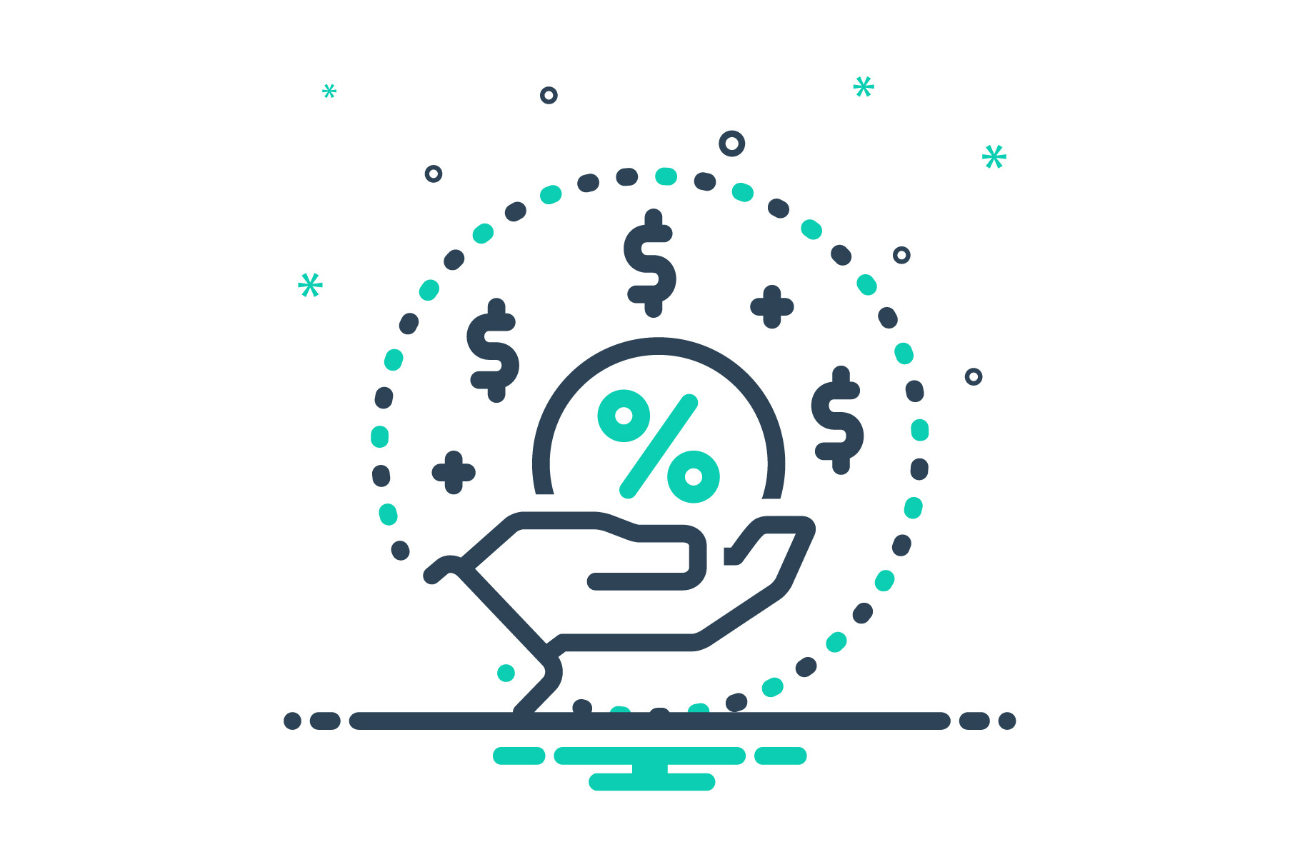 Commission money mix icon, an Icon by Creative priyanka