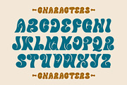 Midswell 70's Typeface | Retro Font, a Sans Serif Font by NienowBrand (Thumbnail 2 of 7)