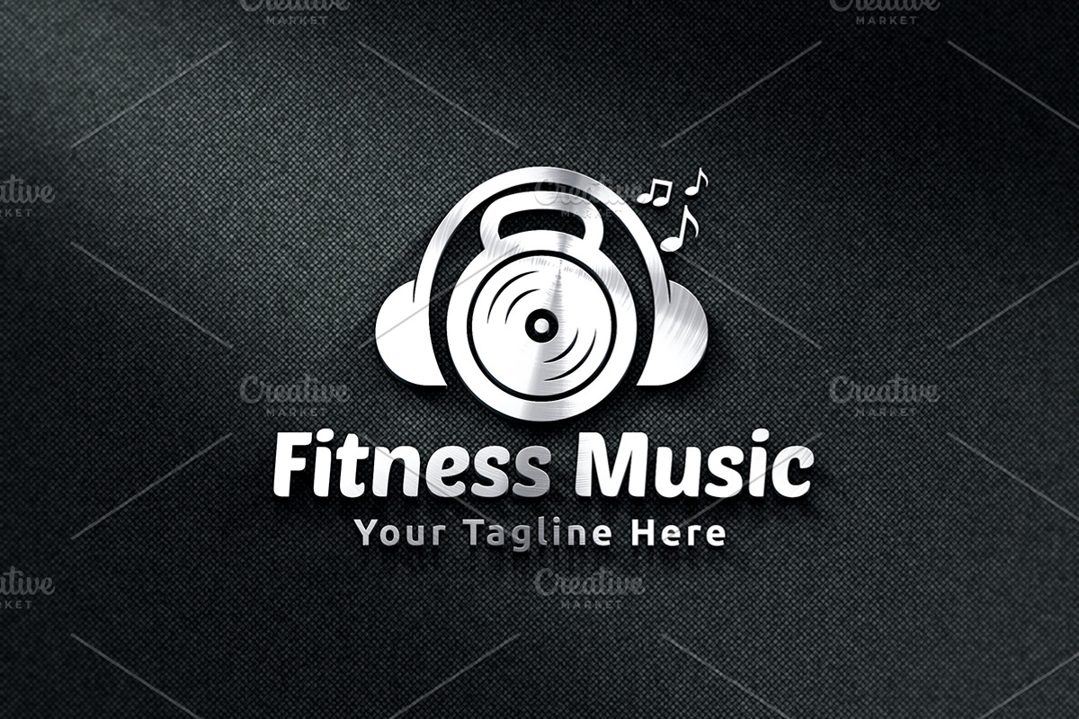 Fitness Music Logo, a Branding & Logo Template by Martin-Jamez (Photo 3 of 4)
