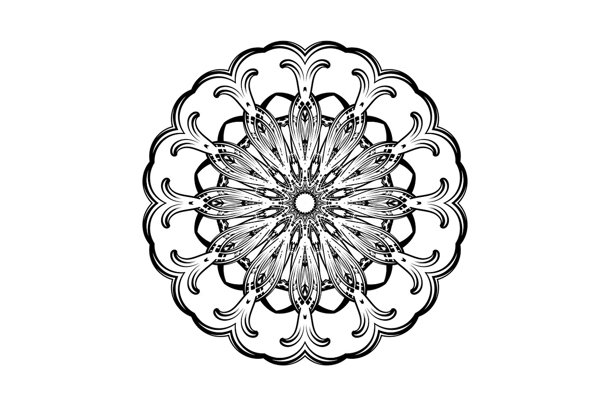 High Quality Mandala Clipart Bundle, a Decorative Illustration by NJ Himel (Photo 59 of 103)