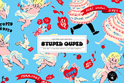 Valentine's Day Patterns and Png Set, a Pattern Graphic by Nansirins Studio (Thumbnail 1 of 7)