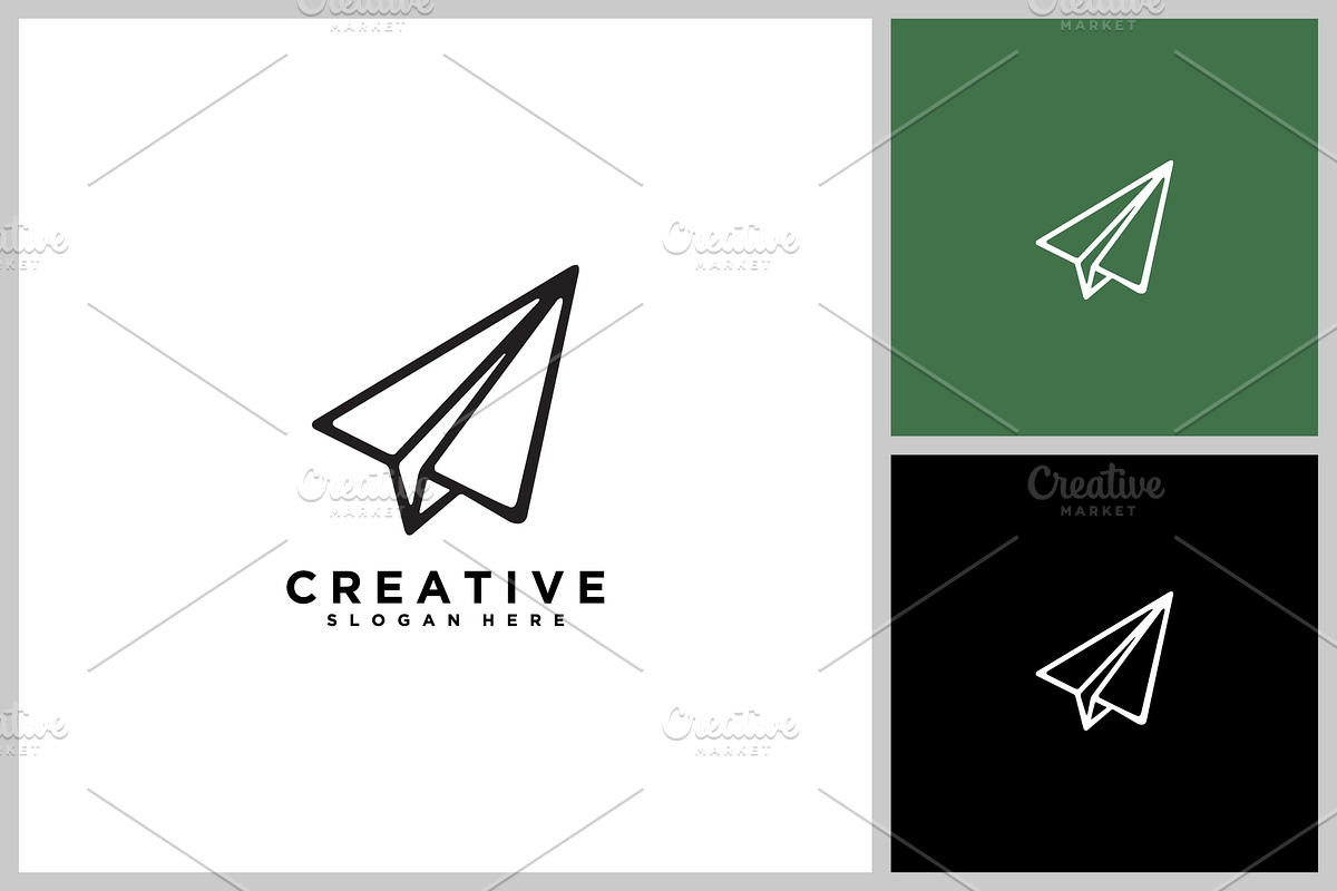 Paper Airplane Icon vector, a Finance Illustration by quadrazo