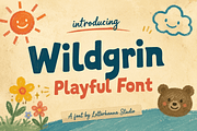 Wildgrin Font: Bold Playful, a Handwritten Font by Letterhanna Studio (Thumbnail 1 of 9)