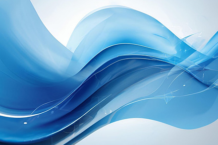 Waves blue background pattern, an Abstract Photo by ComfortQ