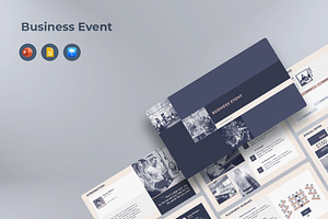 Business Event Presentation Template, a Presentation Template by JetzTemplates