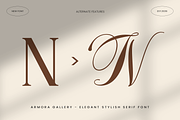 Armora Gallery – Elegant Serif Font, a Serif Font by Vampstudio (Thumbnail 9 of 13)