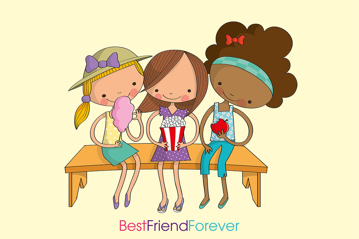 Best Friend Forever BFF, an Illustration by paulopivato (Photo 3 of 9)
