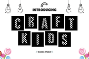Candy Sketch - Cutout Display Font, a Symbol Font by Sahira Studio (Thumbnail 2 of 7)