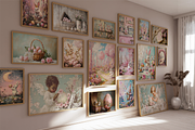 Vintage Easter Wall Art Bundle, an Illustration by PrintablesByFranklyn (Thumbnail 1 of 10)