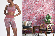 Pink Tribal Geometric Seamless Print, a Pattern Graphic by Gullenda (Thumbnail 6 of 6)
