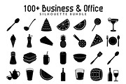 Food & Drinks Silhouette Pack, an Illustration by Creative_View (Thumbnail 3 of 4)