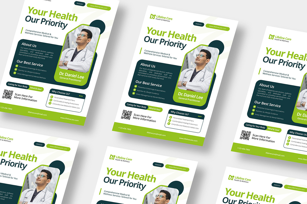 Lifeline Care - Poster, a Poster Template by Esensifiksi.studio (Photo 2 of 3)