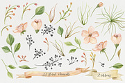 Watercolor blooming. Spring set, an Illustration by NataliVA (Thumbnail 2 of 4)