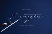 Gianetta, a Script Font by danti (Thumbnail 1 of 6)