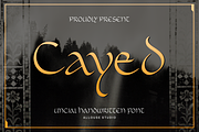 Cayed Font, a Blackletter Font by Allouse Studio (Thumbnail 1 of 10)