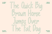 CS Amble Dashed, a Handwritten Font by Craft Supply Co. (Thumbnail 4 of 8)