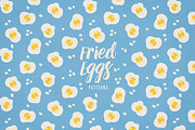 Fried Eggs Patterns, a Pattern Graphic by Petite Salade (Thumbnail 1 of 2)