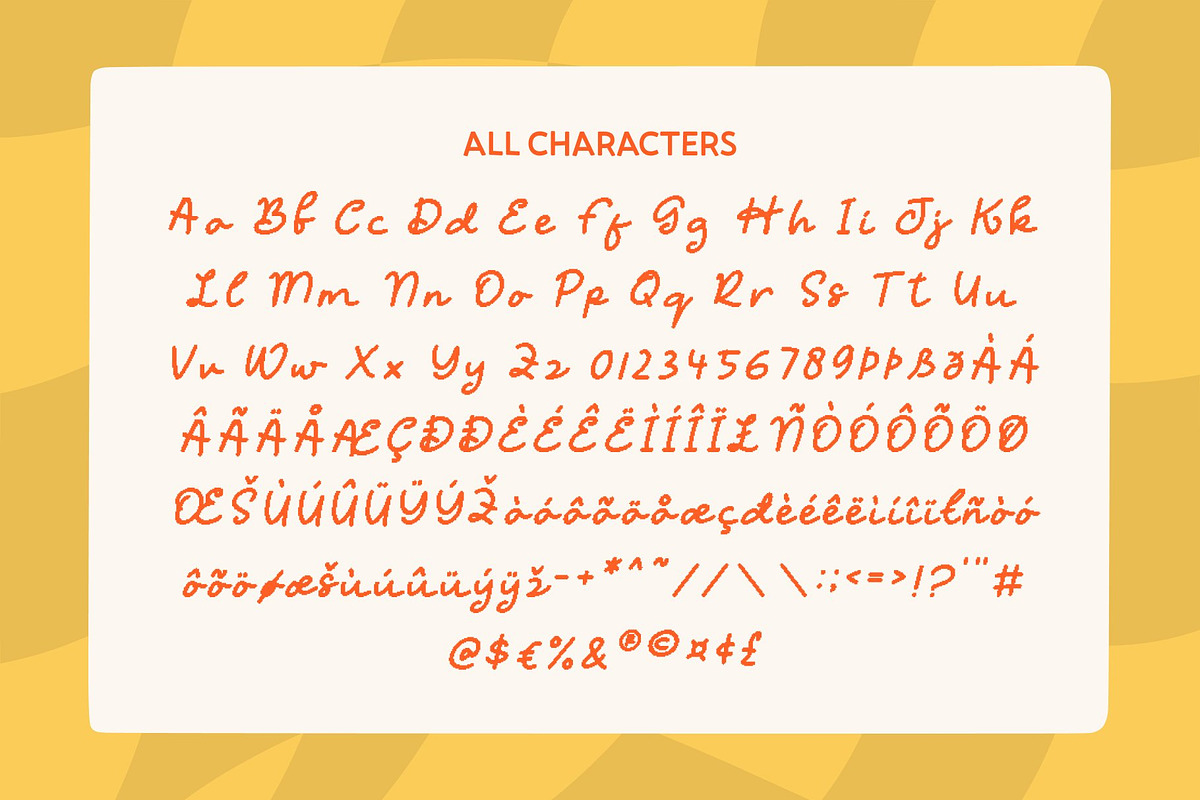 CS Galya Pixel, a Script Font by Craft Supply Co. (Photo 8 of 8)