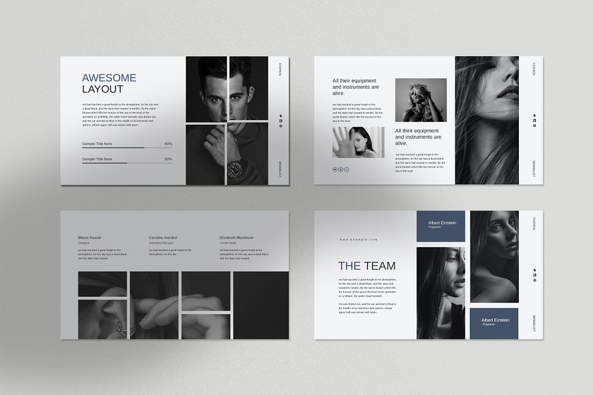 Minim Presentation Templates, a Presentation Template by Dream-Lab (Photo 4 of 7)