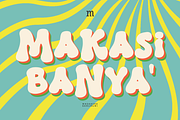 Masa Groovy | A Retro Display Font, a Handwritten Font by Nooh Space x Masa Fonts (Thumbnail 10 of 10)