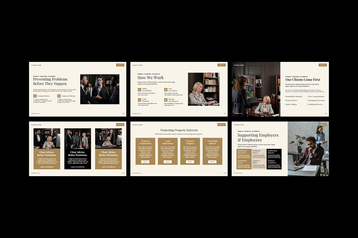 Mahera - Lawyer PowerPoint Template, a Presentation Template by studiobasic