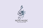 Note Music Logo, a Branding & Logo Template by Brandlogo (Thumbnail 1 of 3)