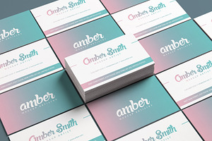 Simple Holographic Business Card