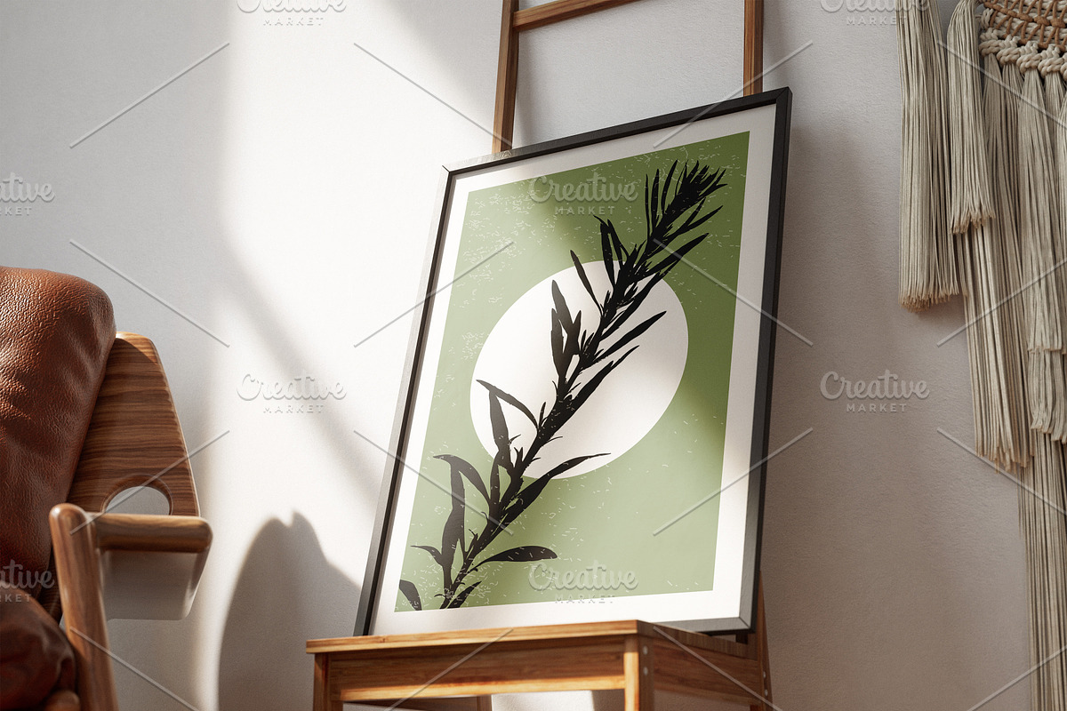 Minimalist Plant Printable Wall Art, a Background Graphic by C Design Studio (Photo 3 of 6)