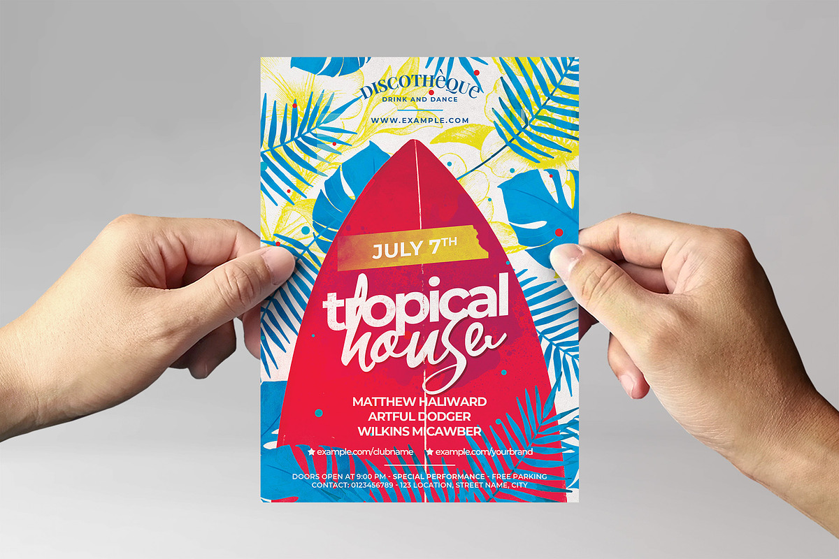 Summer Beach Party Flyer, a Flyer Template by BrandPacks (Photo 2 of 4)