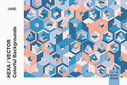 Hexa | Colorful Vector Backgrounds, a Pattern Graphic by dvtchk (Thumbnail 6 of 10)