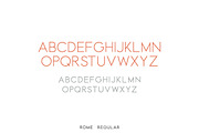 Rome | A Stunning Sans Serif, a Sans Serif Font by Jen Wagner Co (Thumbnail 6 of 8)