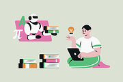 Students and Education Illustration, an Education Illustration by Jump Studio (Thumbnail 10 of 10)