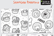 41 Seamless Coloring Patterns, a Pattern Graphic by PenguinHouse (Thumbnail 3 of 12)