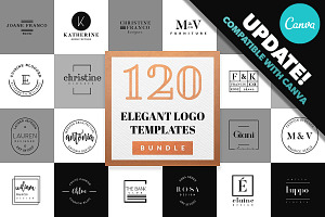 Elegant Logo BUNDLE / Canva Editable