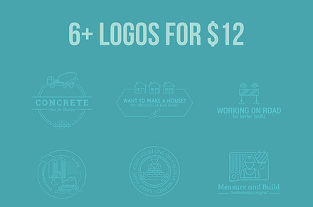 6+ logos for $12