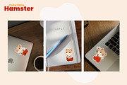 Cute little Hamster, an Animal Illustration by moja doodle (Thumbnail 3 of 4)