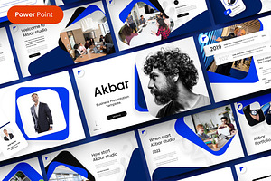 Akbar – Business PowerPoint Template, a Presentation Template by Dens Creative Studio