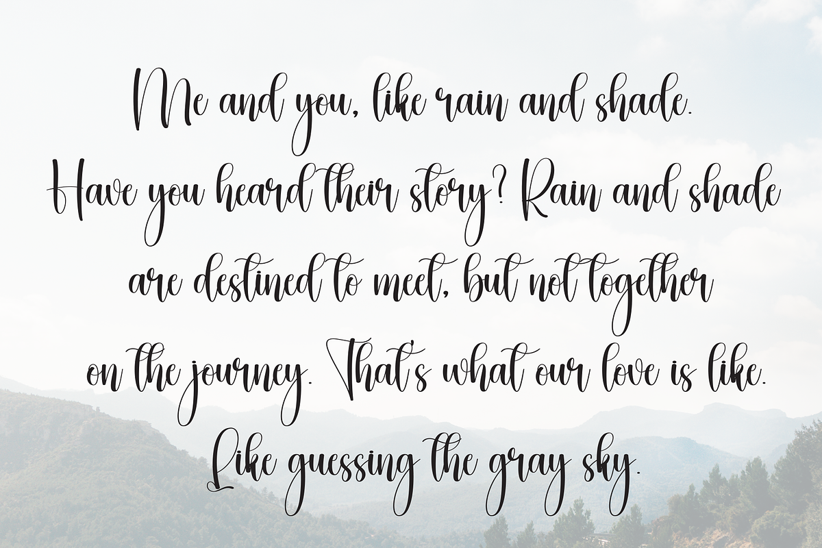 Claudy | Script Font, a Handwritten Font by Scratchones (Photo 6 of 9)