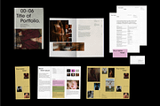 Portfolio Template Bundle, a Marketing Template by an-arketype studio. (Thumbnail 1 of 8)