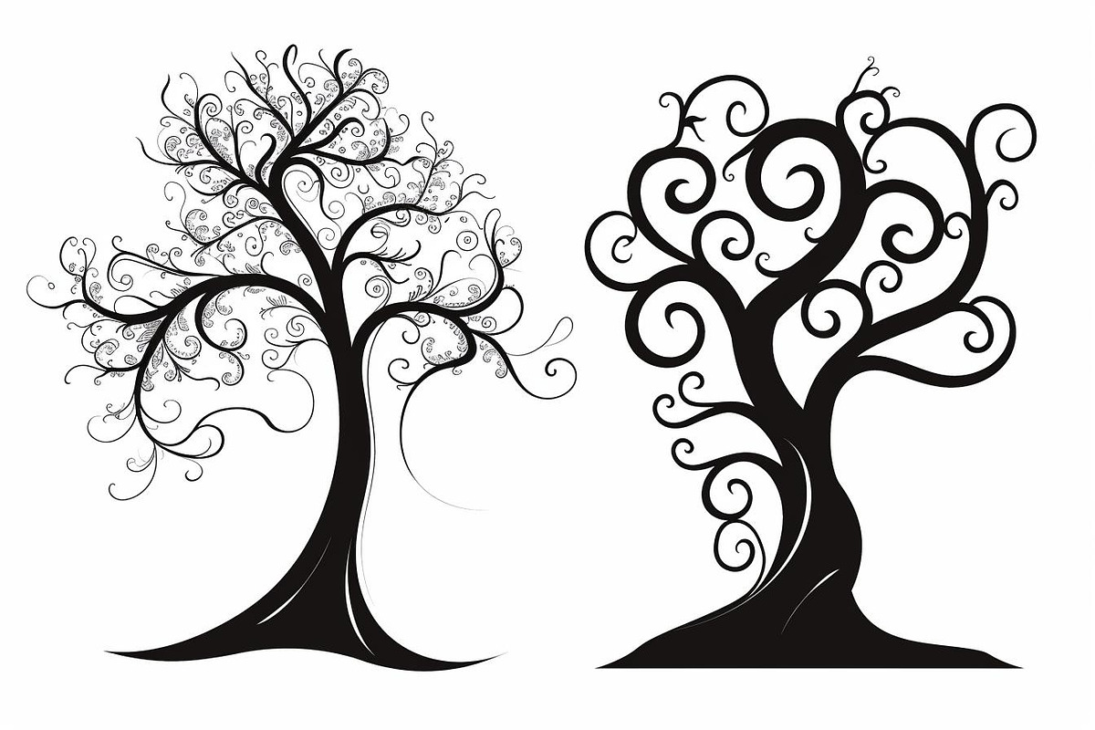 Tree Laser Cut Bundle | Decorative, an Object Graphic by jahid234 (Photo 8 of 9)