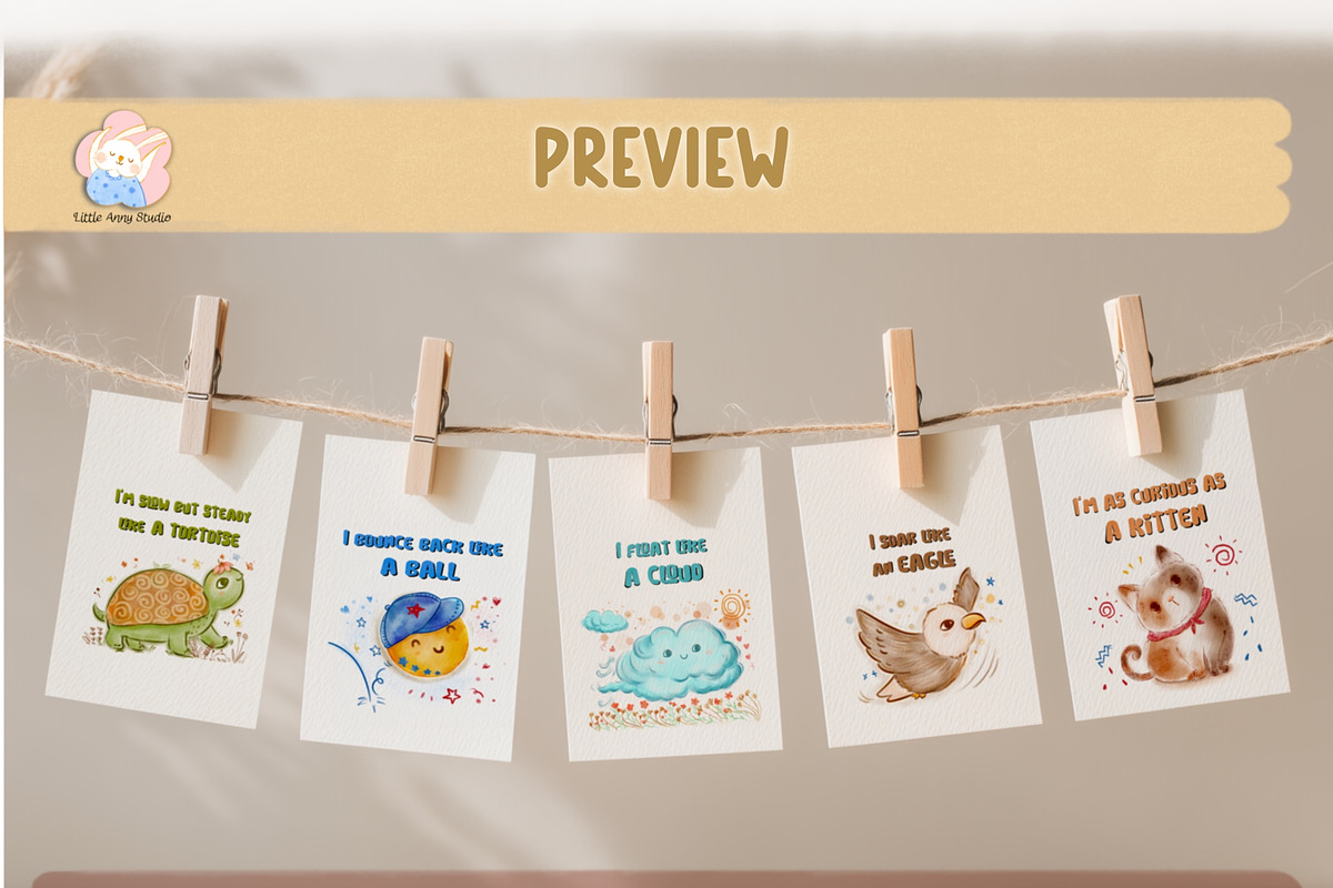 20 Positive Affirmation Posters preview 2